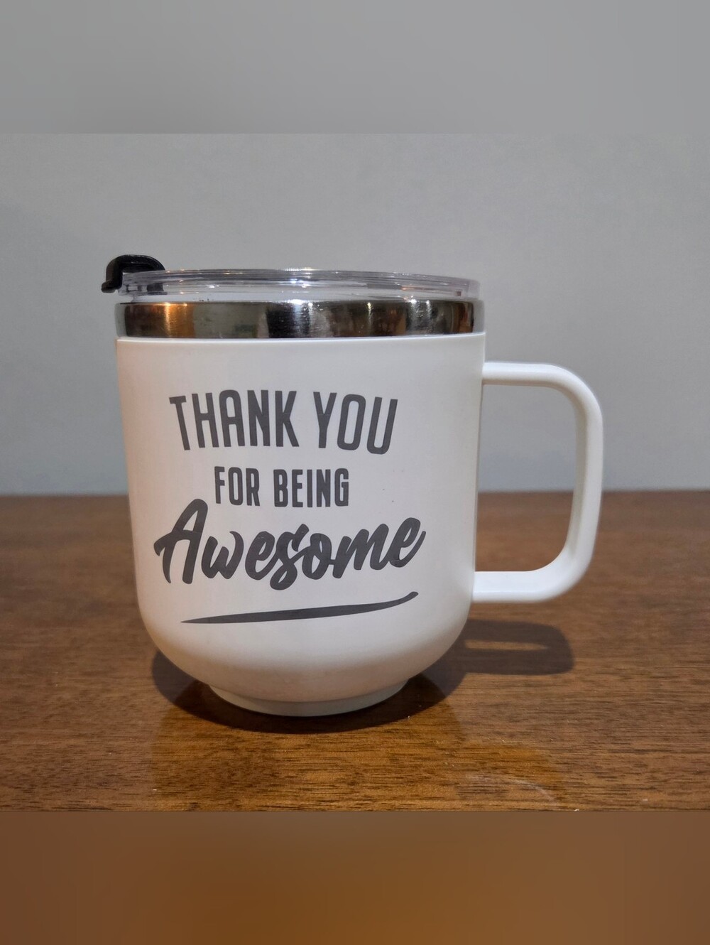 NWOT Thank You For Being Awesome Travel Mug with Lid